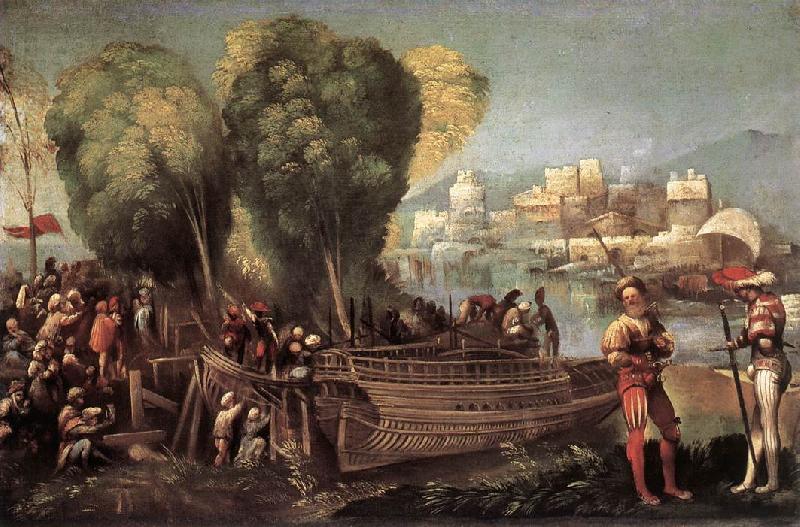 DOSSI, Dosso Aeneas and Achates on the Libyan Coast df oil painting image